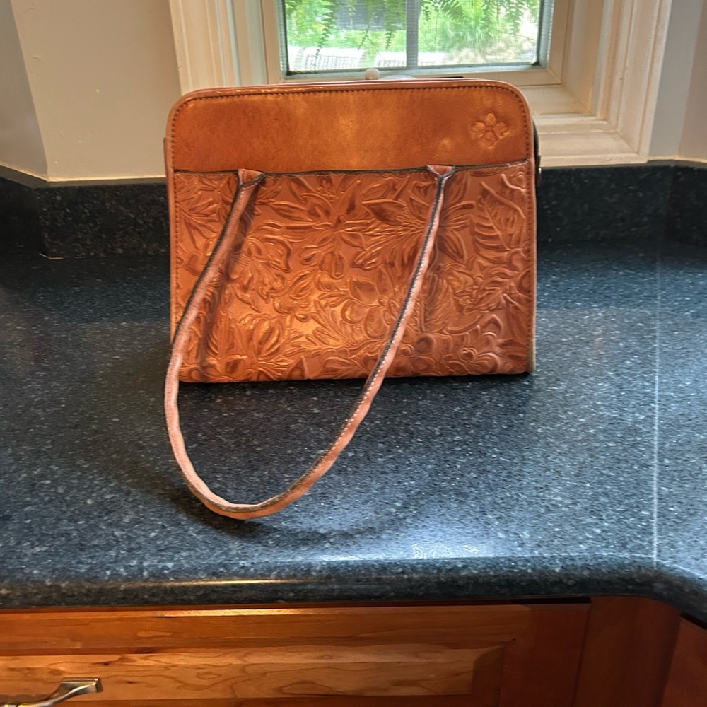 Patricia Nash Tan Leather Tote - Picture 2 of 6
